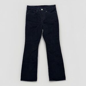 Levi's 315 Shaping Bootcut Mid Rise Black Corduroy Jeans Tummy Slimming 30X30